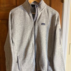 Women's Heather Gray Vintage Patagonia Better Sweater, XL